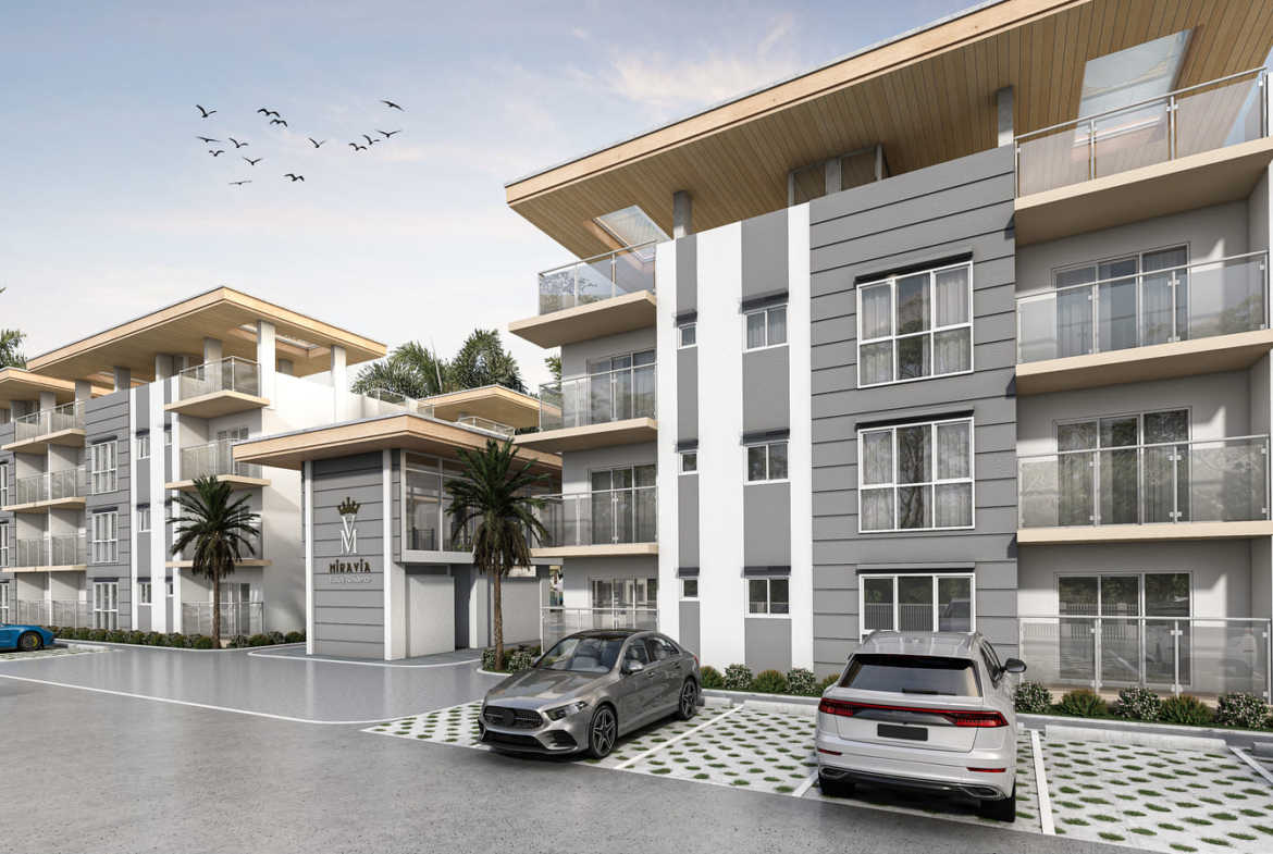 , Miravia Luxury BR + Studio Penthouse for Sale in Bávaro Punta Cana with Private Rooftop Terrace ()