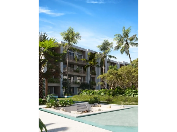 ID Modern Bedroom Apartment with Private Sundeck in Downtown Punta Cana – Urban Living ()