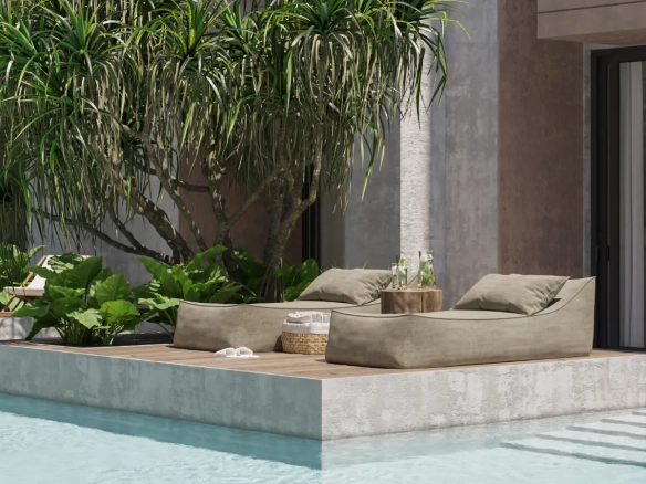 ID Modern Bedroom Apartment with Private Sundeck in Downtown Punta Cana – Urban Living ()