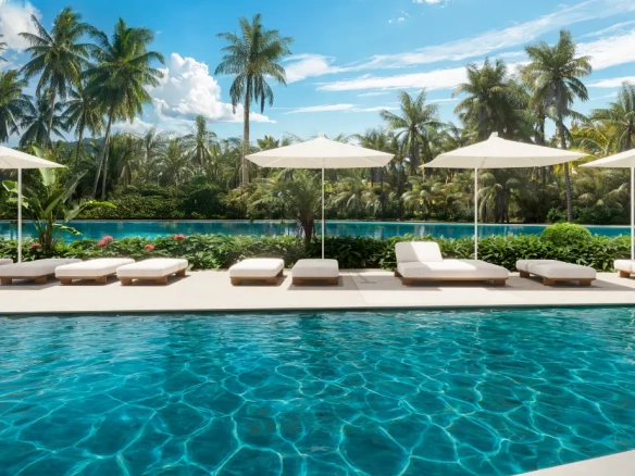 ID Azul Garden Cap Cana Spacious BR Lake View Apartment with Family Room near Juanillo Beach ()