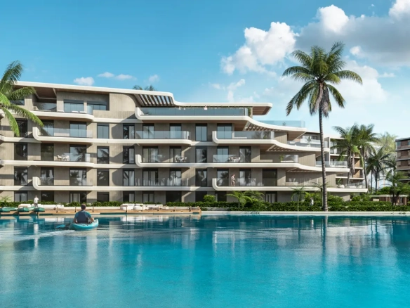 Azul Garden: Elegant 3-Bedroom Apartment for Sale in Cap Cana – Tropical Garden Views