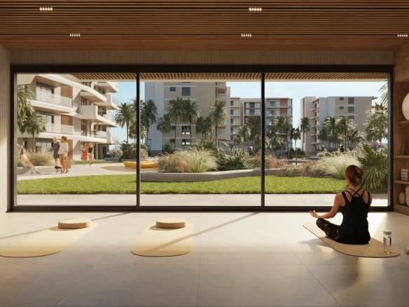 ID Azul Garden Elegant Bedroom Apartment for Sale in Cap Cana – Tropical Garden Views ()