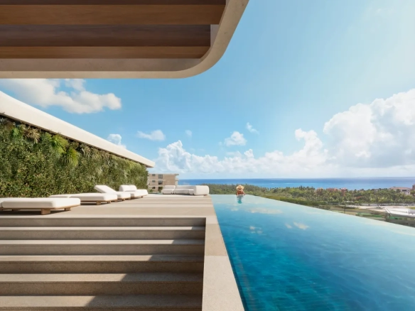 ID Azul Garden Elegant Bedroom Apartment for Sale in Cap Cana – Tropical Garden Views ()