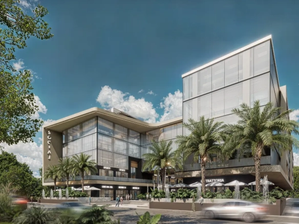 Modern Office for Sale in Downtown Punta Cana – Social Business Center Exterior View