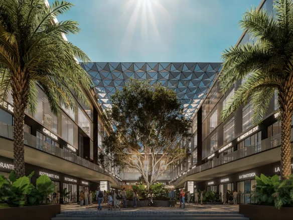 ID Modern Office for Sale in Downtown Punta Cana – Social Business Center Exterior View ()