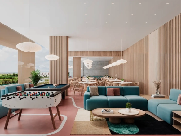 ID Modern Office for Sale in Downtown Punta Cana – Social Business Center Exterior View ()