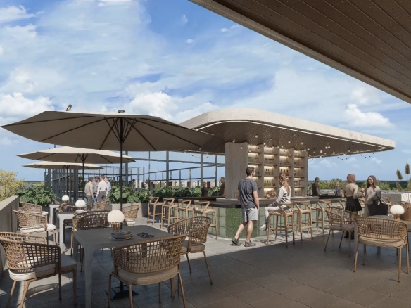 ID Modern Office for Sale in Downtown Punta Cana – Social Business Center Exterior View ()