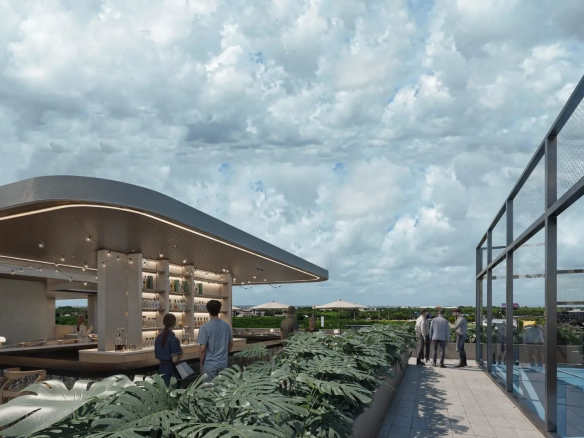 ID Modern Office for Sale in Downtown Punta Cana – Social Business Center Exterior View ()