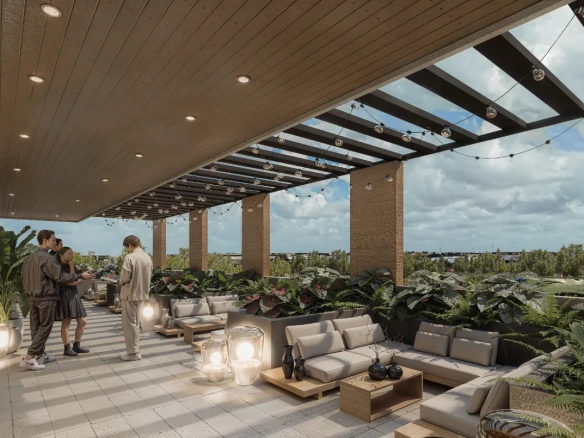 ID Modern Office for Sale in Downtown Punta Cana – Social Business Center Exterior View ()