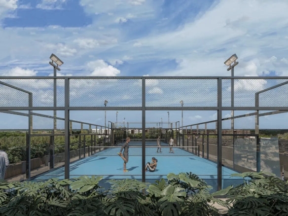 ID Modern Office for Sale in Downtown Punta Cana – Social Business Center Exterior View ()