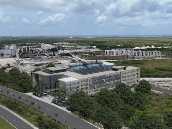 ID Modern Office for Sale in Downtown Punta Cana – Social Business Center Exterior View ()