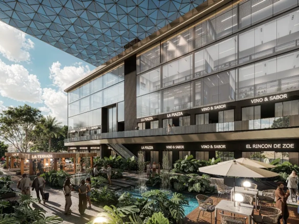 ID Modern Office for Sale in Downtown Punta Cana – Social Business Center Exterior View ()