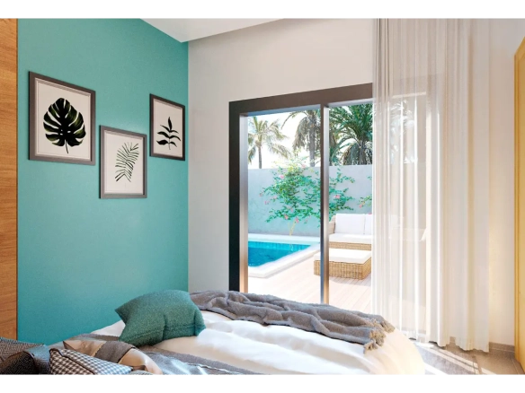 ID Modern Bedroom Condo in Vista Cana – Private Backyard & Elevator Access ()