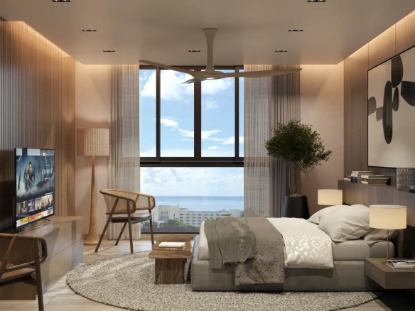 ID Coastal Serenity BR Vientos del Mar Retreat with Private Terrace in Juan Dolio ()