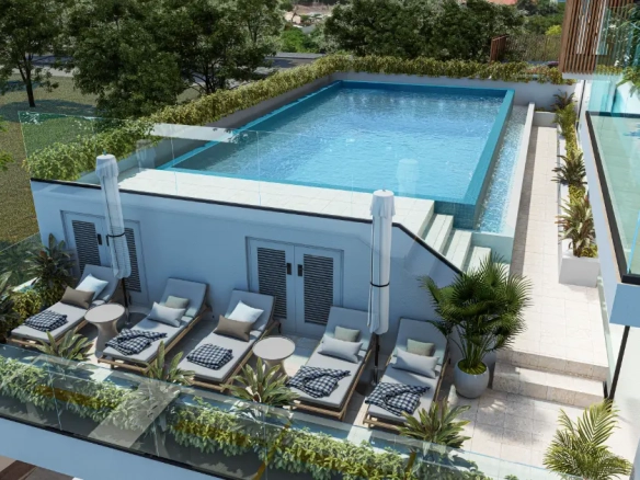 ID Coastal Serenity BR Vientos del Mar Retreat with Private Terrace in Juan Dolio ()