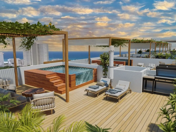 ID Coastal Serenity BR Vientos del Mar Retreat with Private Terrace in Juan Dolio ()