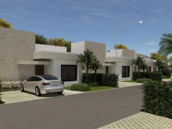 ID Modern BR Villa in Ecos del Mar III with Terrace Near Downtown ()