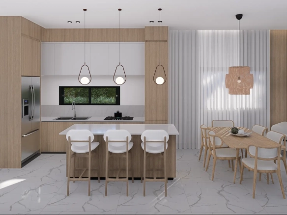 ID Modern BR Villa in Ecos del Mar III with Terrace Near Downtown ()