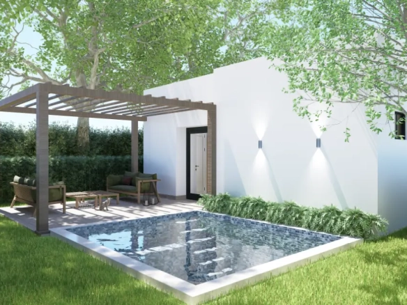 ID Modern BR Villa in Ecos del Mar III with Terrace Near Downtown ()