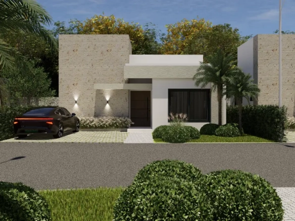 Modern 2-BR Villa in Ecos del Mar III with Terrace – Near Downtown