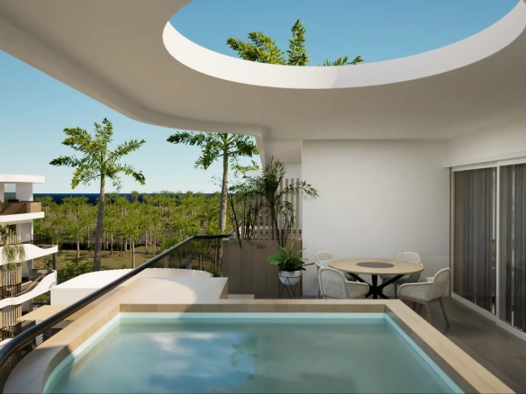 ID Modern Bedroom Marena Residences Condo for Sale in Bayahibe ()