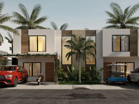 Caleana Residences: Chic 2BR Punta Cana Townhome with Private Pool & Gazebo