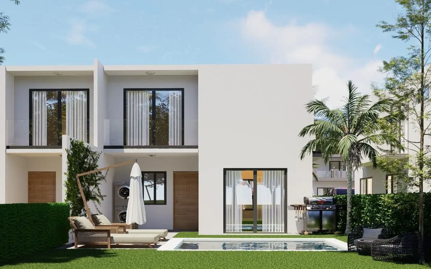 ID Caleana Residences Chic BR Punta Cana Townhome with Private Pool & Gazebo ()