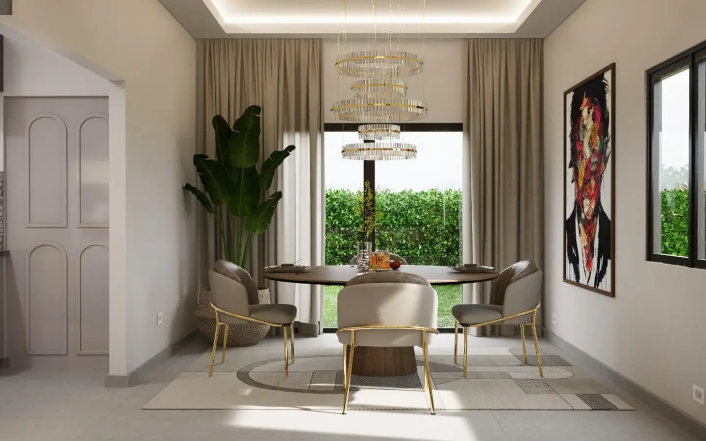 ID Refined Urban Living An Elegant Bedroom Sanctuary at Caleana Residence ()