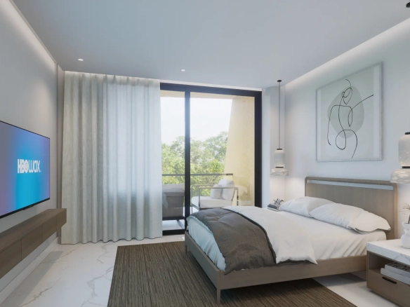 ID Ocean Pearl Perfection A Sophisticated Bedroom Haven with Balcony in Juan Dolio ()