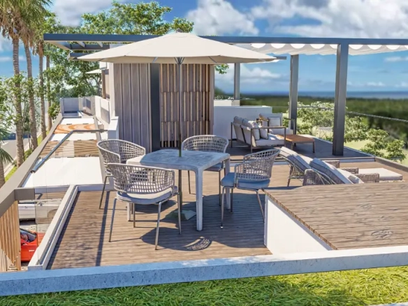 ID Oceanview Luxury at El Faro Blu Terrenas – Bedroom Apartment with Private Jacuzzi in Samaná ()