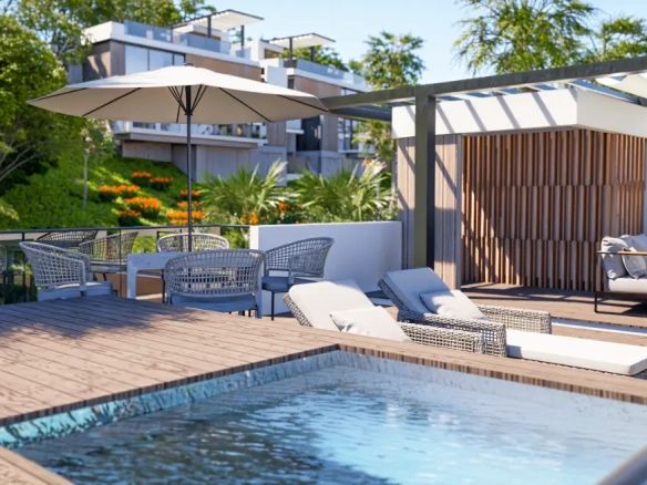 ID Stylish Bedroom Oceanview Penthouse at El Faro Blu, Las Terrenas ()