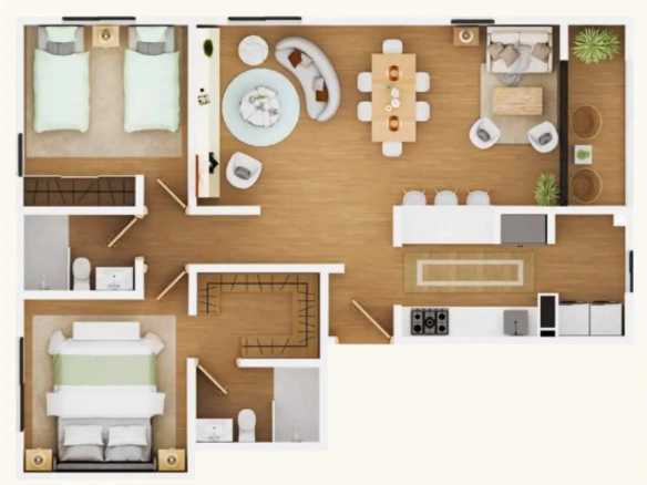 ID Araya Residences Punta Cana – Stylish Bedroom Apartment with Private Balcony for Sale ()