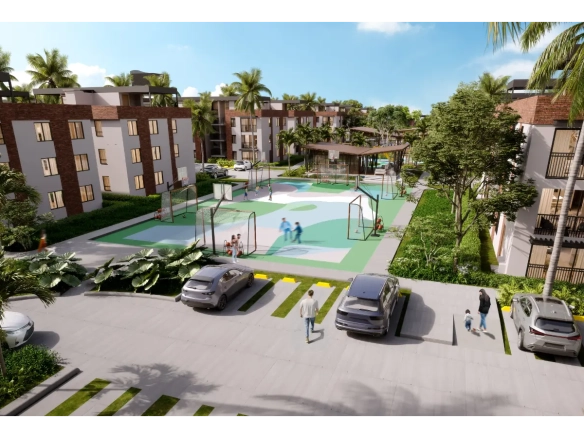 ID Araya Residences Punta Cana – Stylish Bedroom Apartment with Private Balcony for Sale ()