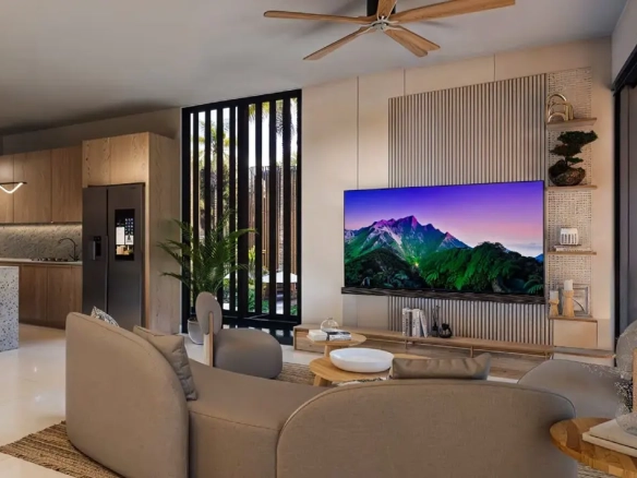 ID Stylish Bedroom Beachfront Apartment in Akkana Samaná with Pools, Beach Club and Coworking Spaces ()