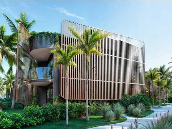 ID Stylish Bedroom Beachfront Apartment in Akkana Samaná with Pools, Beach Club and Coworking Spaces ()