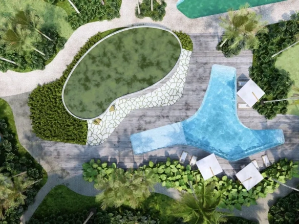 ID Stylish Bedroom Beachfront Apartment in Akkana Samaná with Pools, Beach Club and Coworking Spaces ()