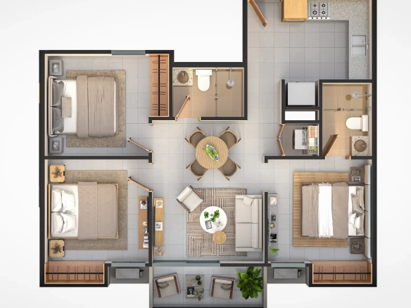 ID Smart Bedroom Apartment in Bavaro Island II – Prime Punta Cana Living ()