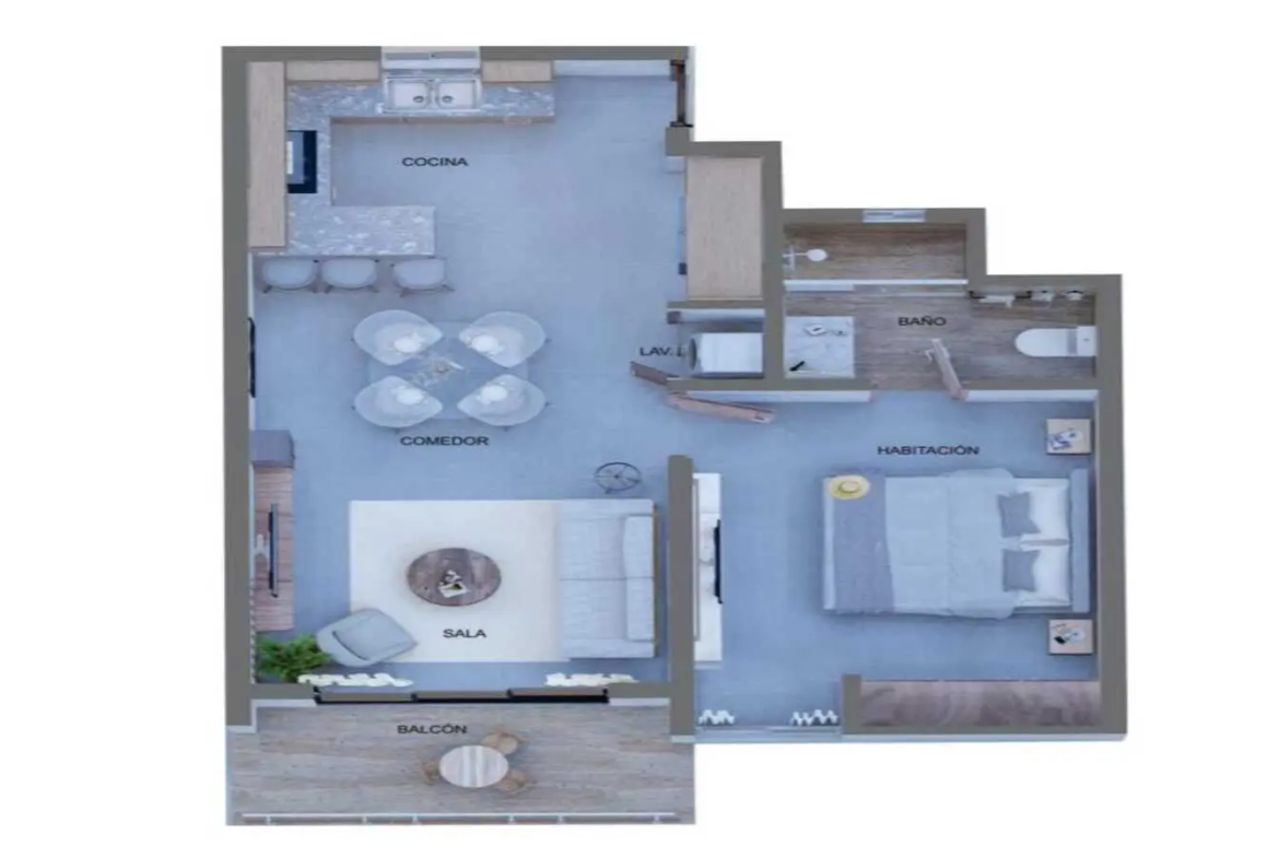 Modern One-Bedroom Retreat in El Cortesito: Your Gateway to Punta Cana Living