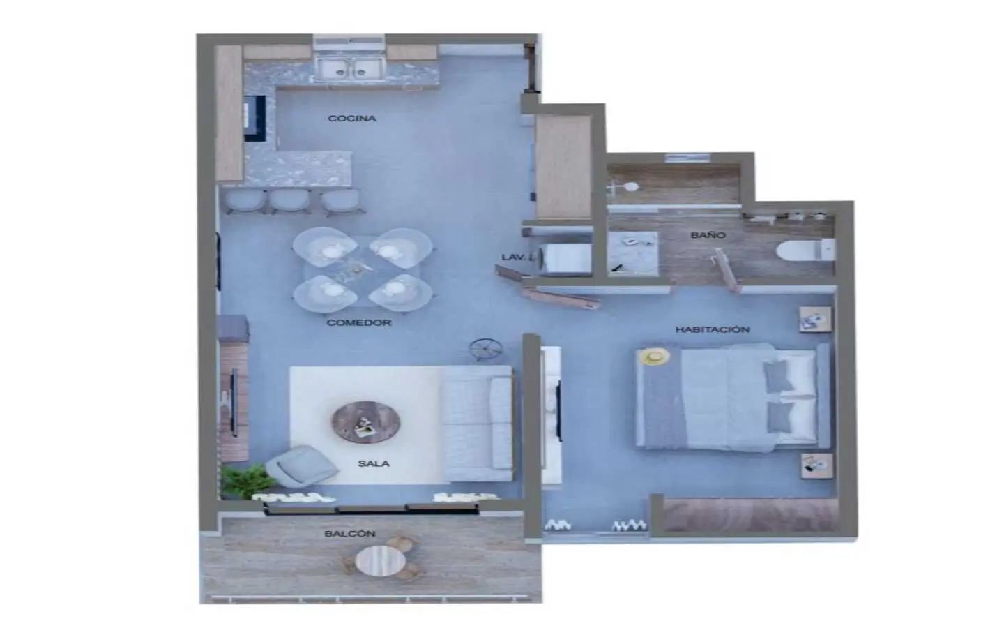 Modern One-Bedroom Retreat in El Cortesito: Your Gateway to Punta Cana Living