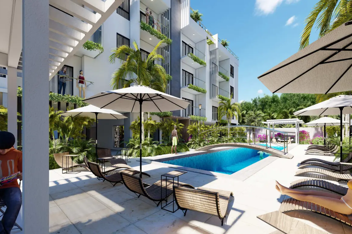 Modern Two-Bedroom Condo for Sale in El Cortesito: Your Dream Home in Bavaro, Punta Cana