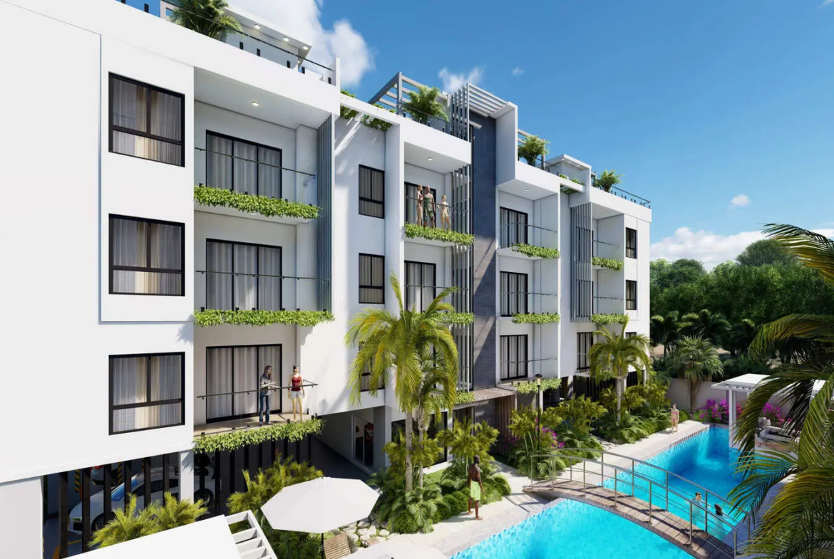 Modern Two-Bedroom Condo for Sale in El Cortesito: Your Dream Home in Bavaro, Punta Cana
