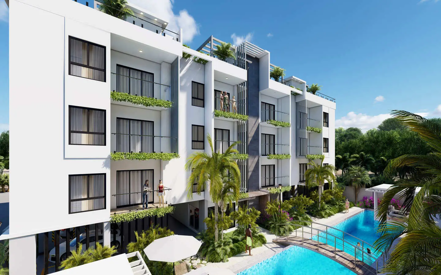 ID-2079, Modern Two-Bedroom Condo for Sale in El Cortesito Your Dream Home in Bavaro, Punta Cana (13) Modern Two-Bedroom Condo for Sale in El Cortesito: Your Dream Home in Bavaro, Punta Cana