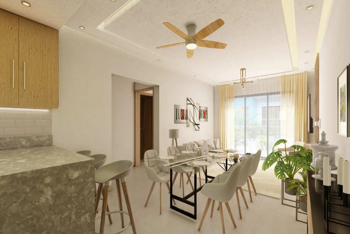 Modern Two-Bedroom Condo for Sale in El Cortesito: Your Dream Home in Bavaro, Punta Cana