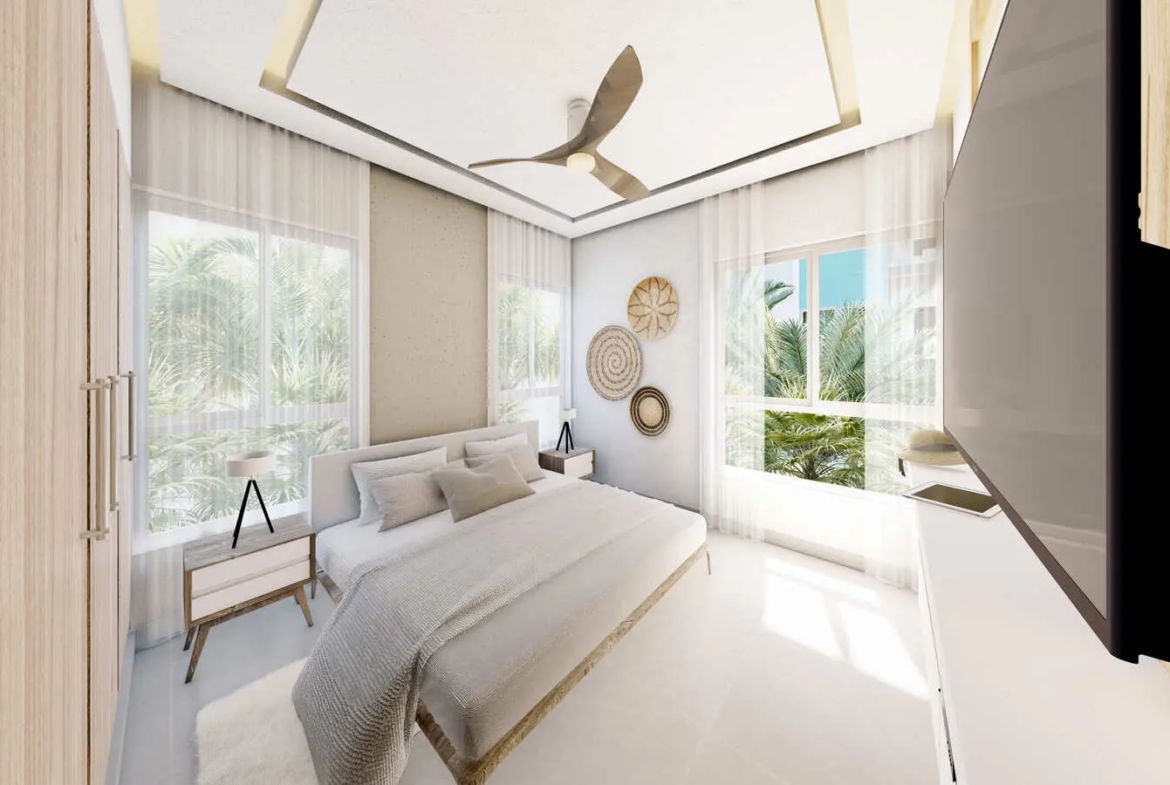 Modern Two-Bedroom Condo for Sale in El Cortesito: Your Dream Home in Bavaro, Punta Cana