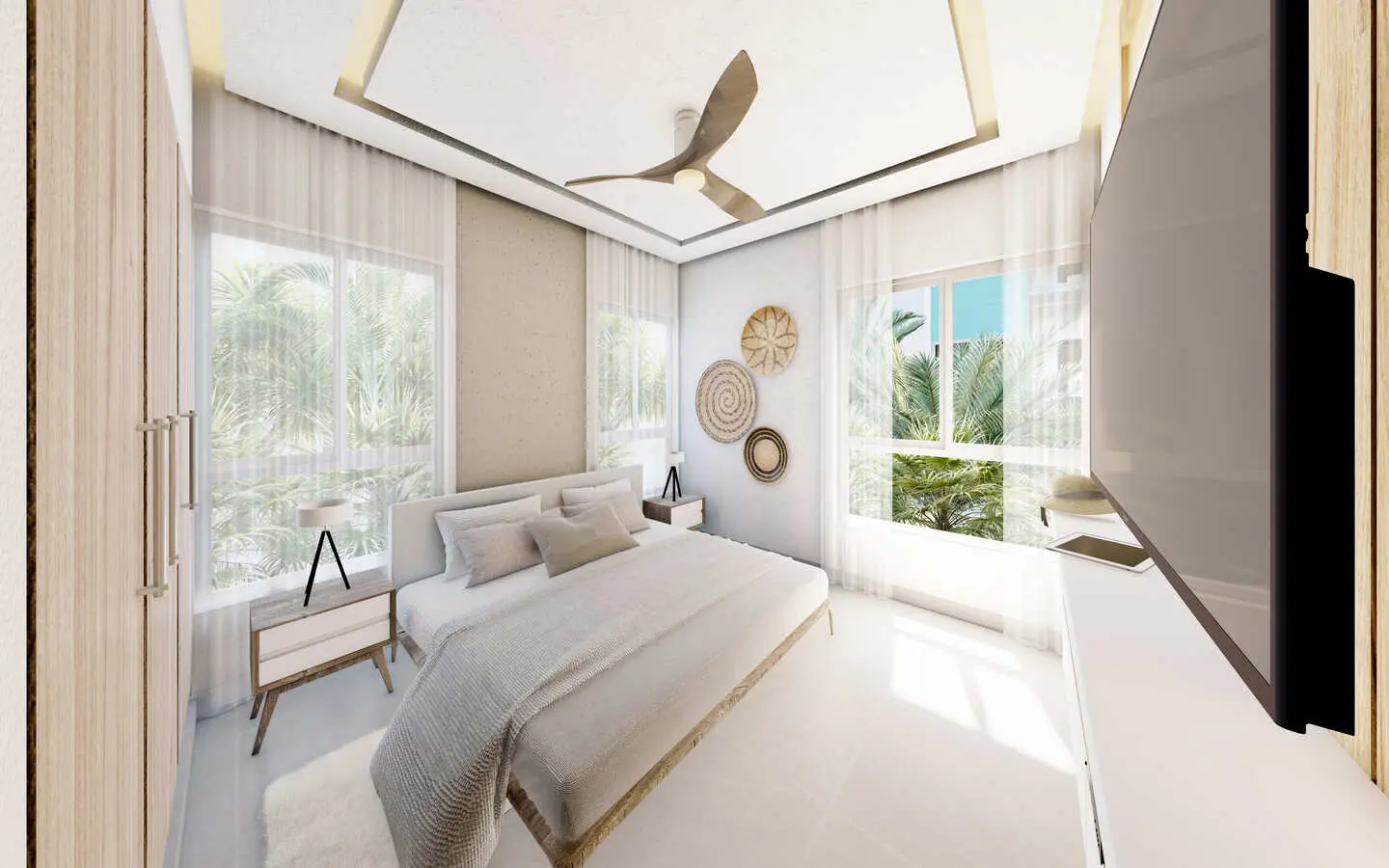 ID-2079, Modern Two-Bedroom Condo for Sale in El Cortesito Your Dream Home in Bavaro, Punta Cana (6) Modern Two-Bedroom Condo for Sale in El Cortesito: Your Dream Home in Bavaro, Punta Cana