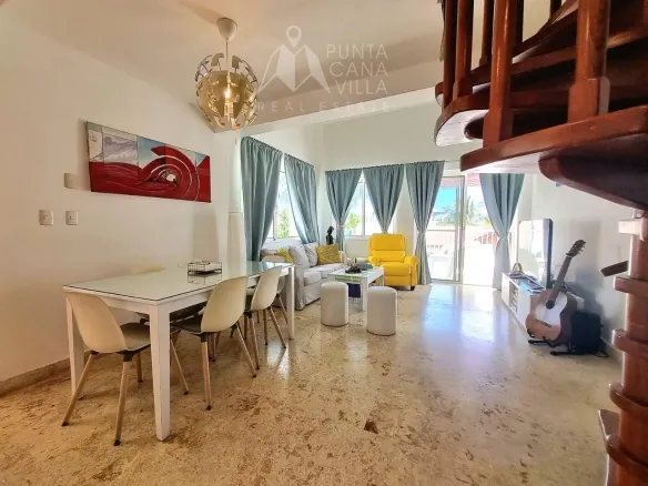 ID Stunning Bedroom Penthouse for Sale at Playa Turquesa, Bavaro–Punta Cana ()