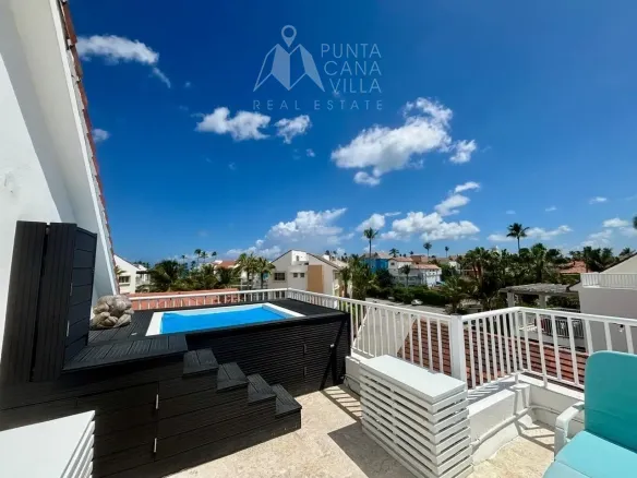 ID Stunning Bedroom Penthouse for Sale at Playa Turquesa, Bavaro–Punta Cana ()