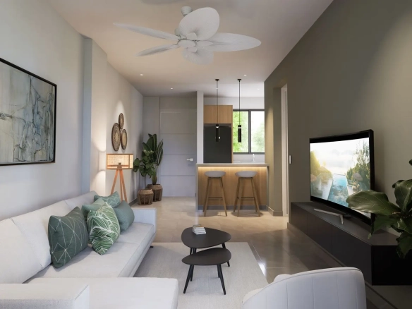 Modern 1-Bedroom Studio for Sale at Marea Beach Punta Cana