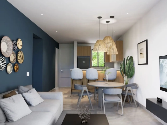Modern 1-Bedroom Studio for Sale at Marea Beach Punta Cana